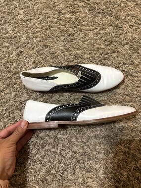 Vintage Oxford Slip On Shoes 9